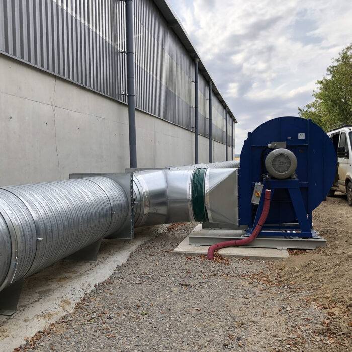 Gaines_de_ventilation_céréales_en bâtiment_les_merges