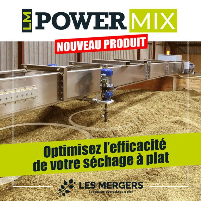 Séchage céréales stockage à plat : LM POWERMIX
